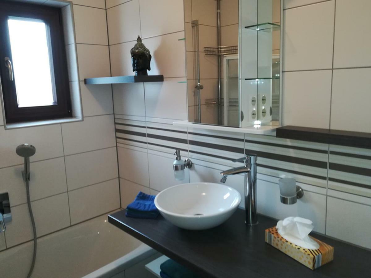 Die Galerie - Ferienwohnung Merkendorf  ภายนอก รูปภาพ